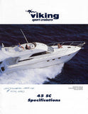Princess Viking 45SC Specification Brochure