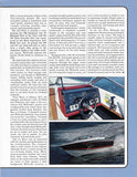 Wellcraft Elite 210 Powerboat Magazine Reprint Brochure
