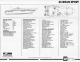 Wellcraft 34 Gran Sport Specification Brochure