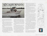 Wellcraft Californian 42 Trawler Brochure